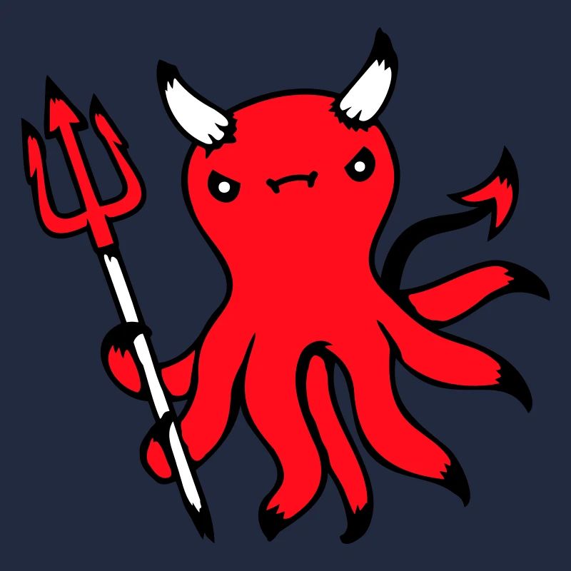 Octopus Devil Hell Satan Evil Purgatory Naughty