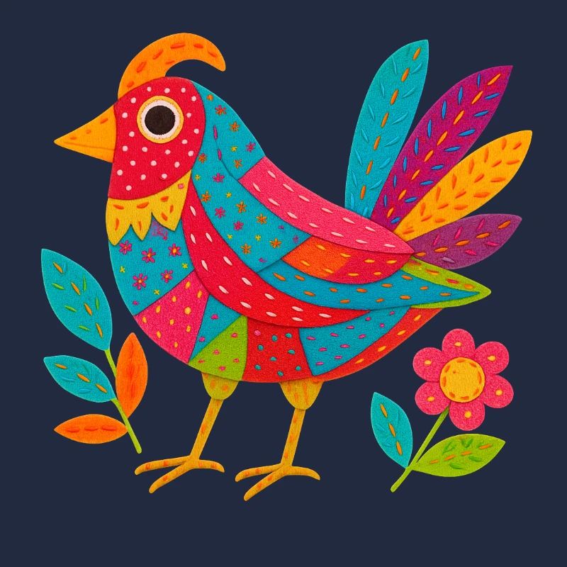 Patchwing – The Fabric Feather Bird