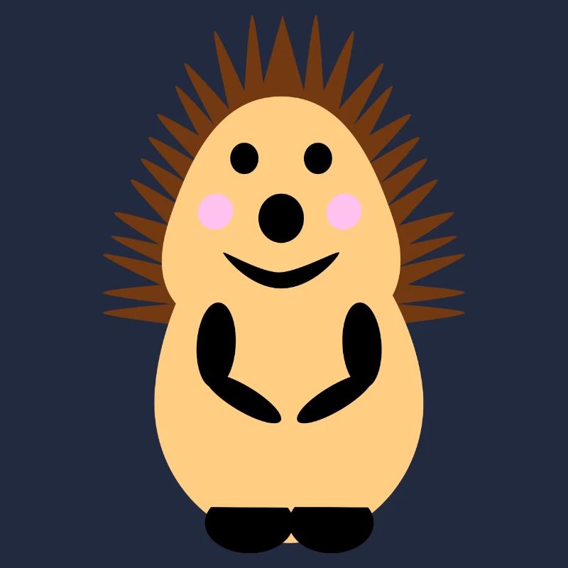 stehender Igel