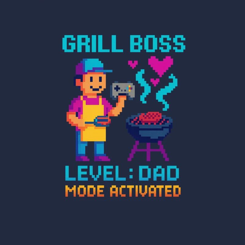 Grill Dad Mode Activé Grilling Father Gaming