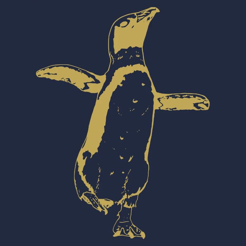 Illustrierte Designs mit Pinguin