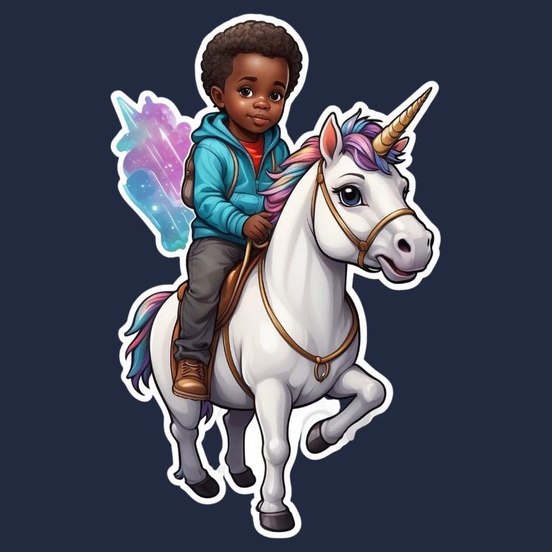 Junge Einhorn Geschenkidee