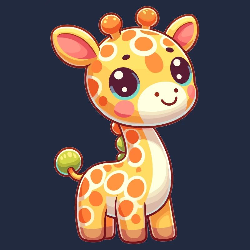 kindlich gestaltete Giraffe