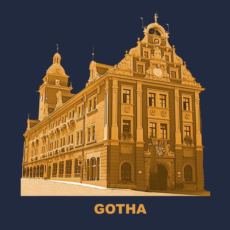 Gotha Town Hall Luther Bach Thuringia