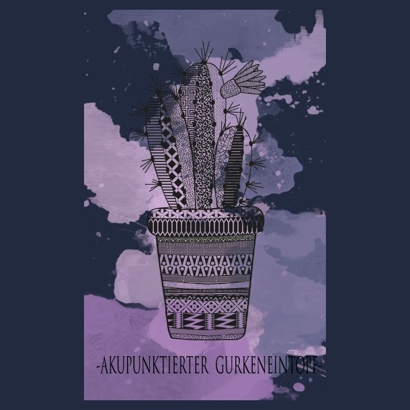 akupunktierte Gurken im Topf
