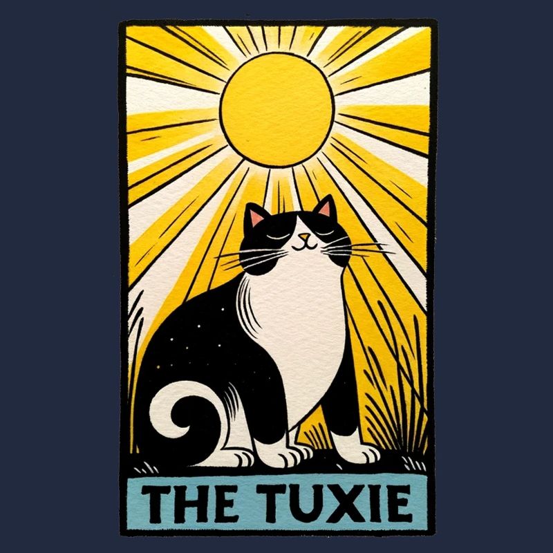 Tarot Chat Kitty Noir et Blanc