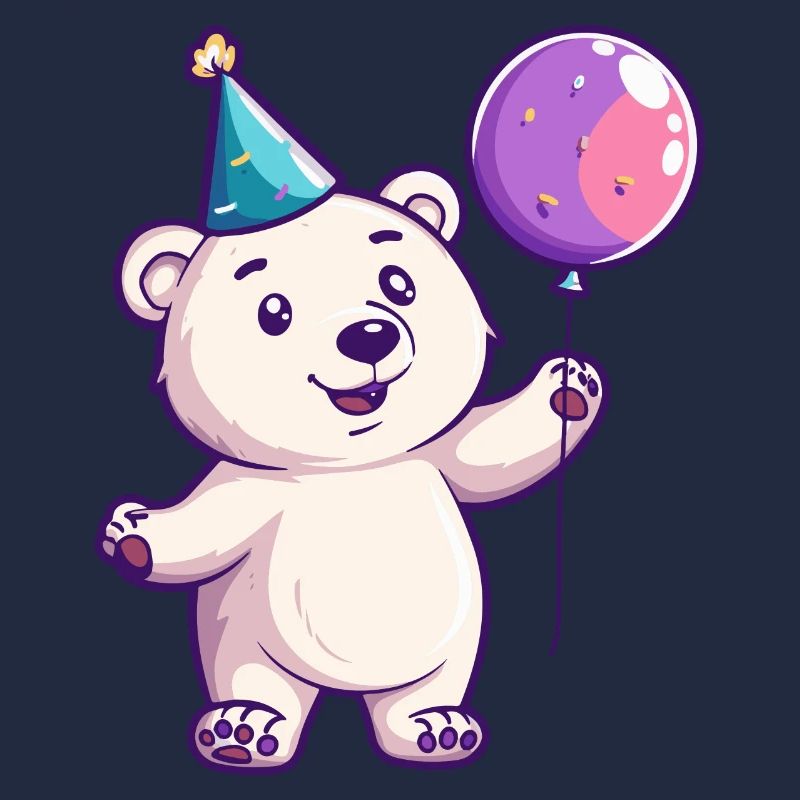Eisbär Geburtstag Comic