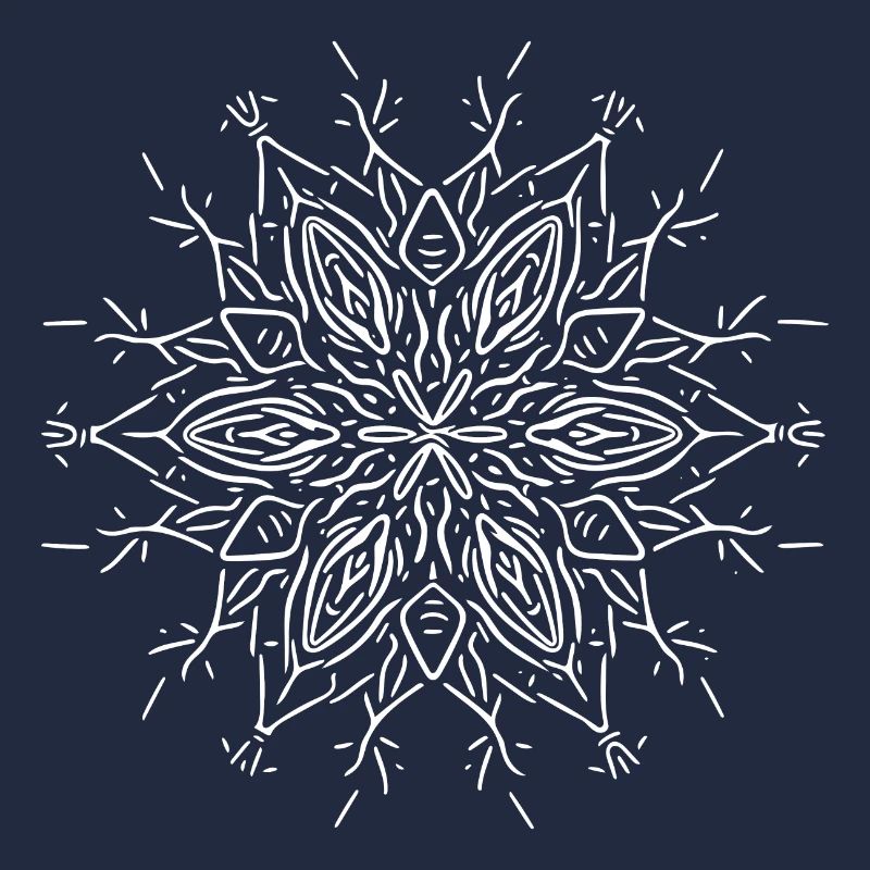 Mandala Flower Lines Shape Pattern