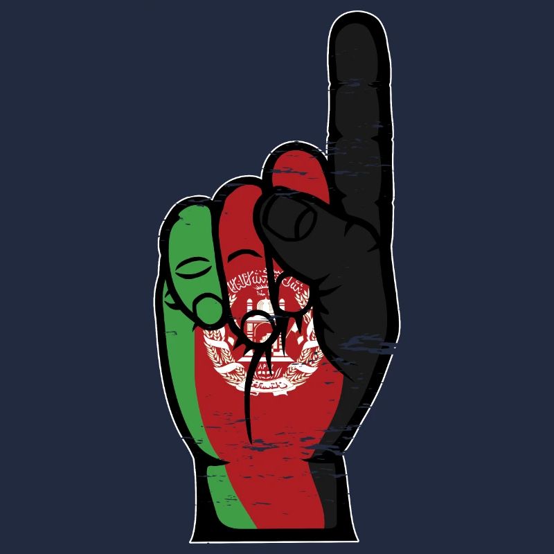 Drapeau de l’Afghanistan numéro 1 utilisé