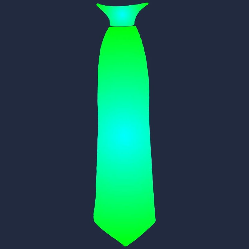 Tie - Printed - Green - Turquoise Gradient