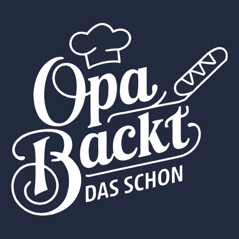 Opa backt das schon - unser backender Opa