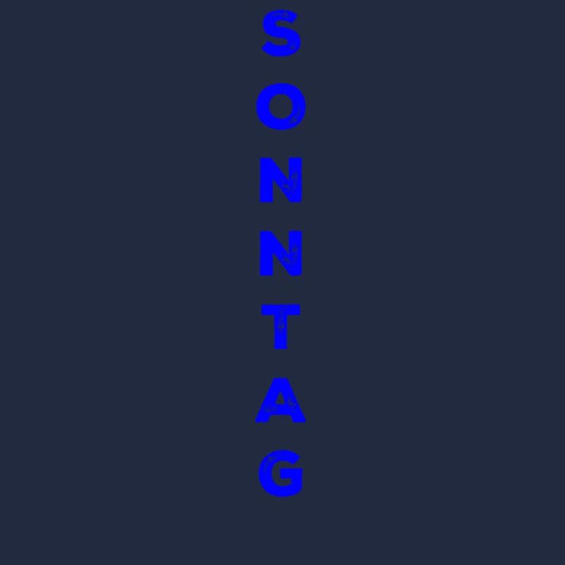 Sonntag - blau