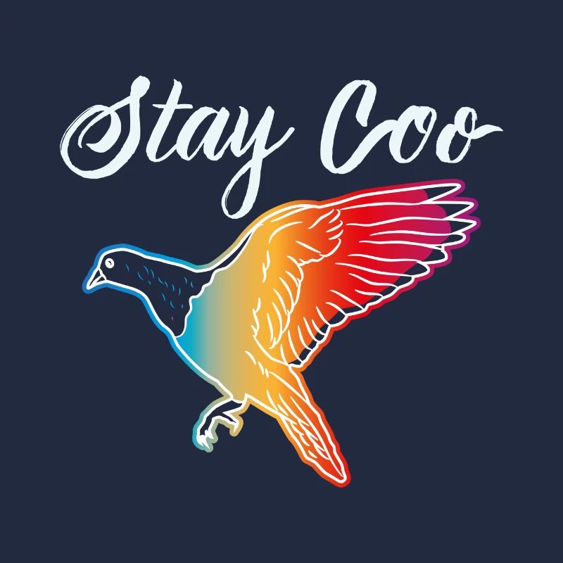 Taube - bleib ruhig cool