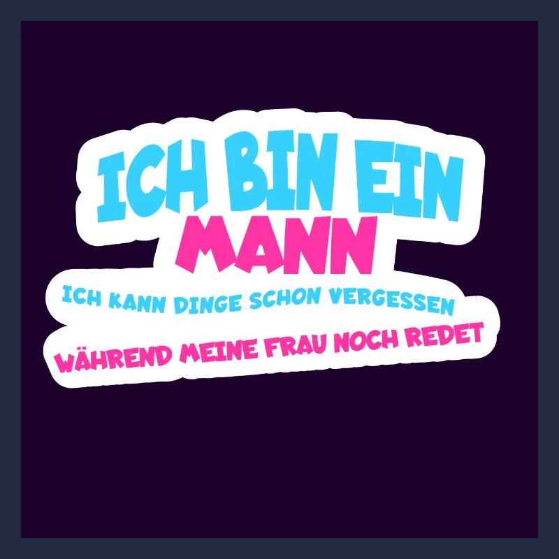 Ich bin ein Mann, Dinge vergessen Humor