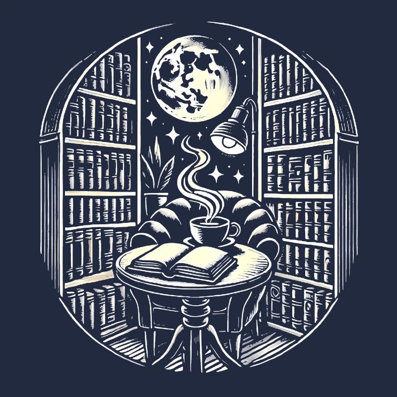 Mitternachtskaffee Bücher Tattoo Kunst