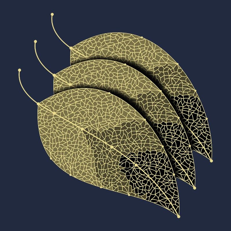 Feuilles décoratives
