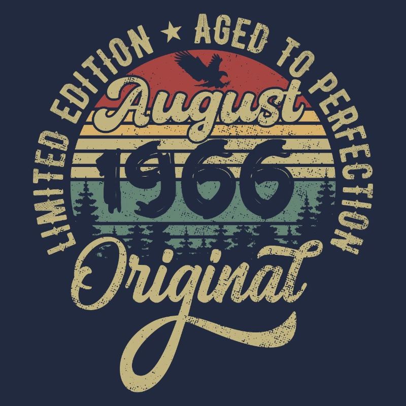 August 1966 Geburtstagsgeschenk August 1966 August