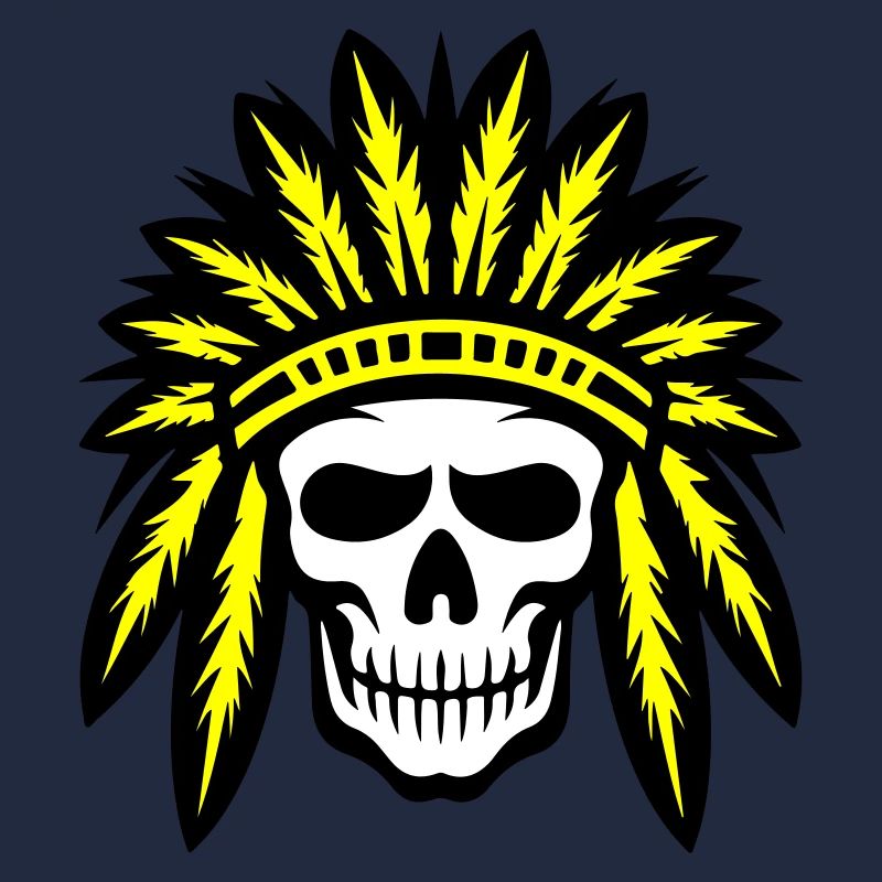 Apache Indianer Häuptling Totenkopf
