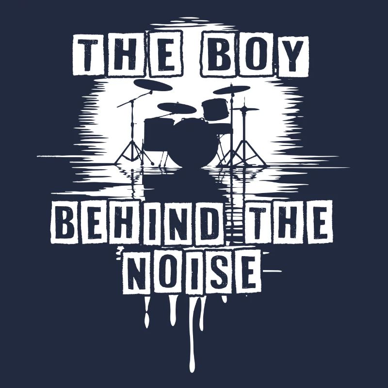 Drummer Boy Schlagzeuger Drumset Silhouette