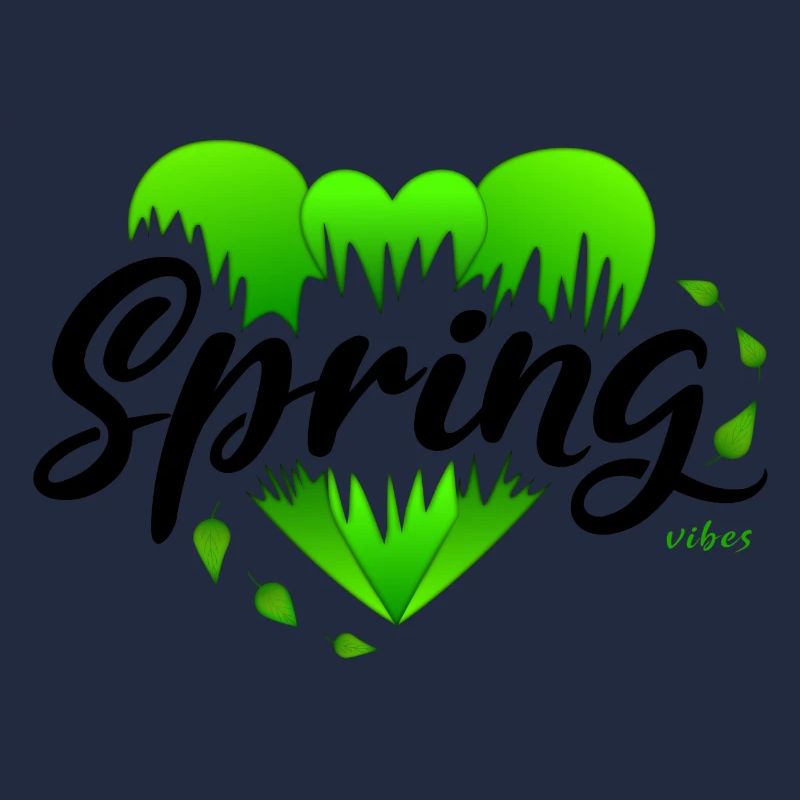 Printemps Début des cœurs de printemps