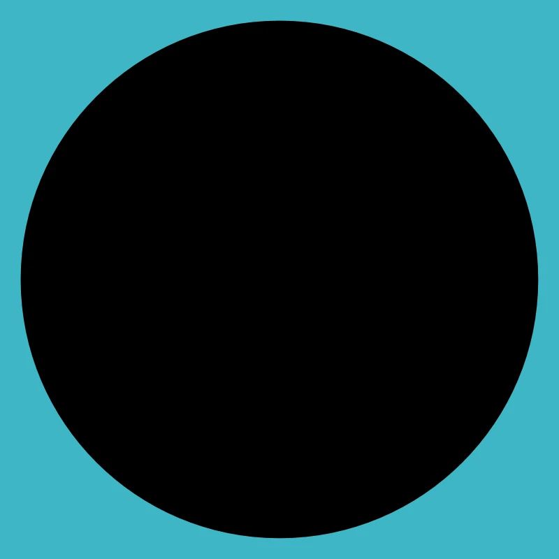 Mathematics-symbol - black circle - hole