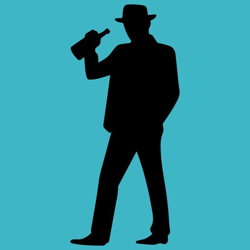 Drunk Silhouette Funny