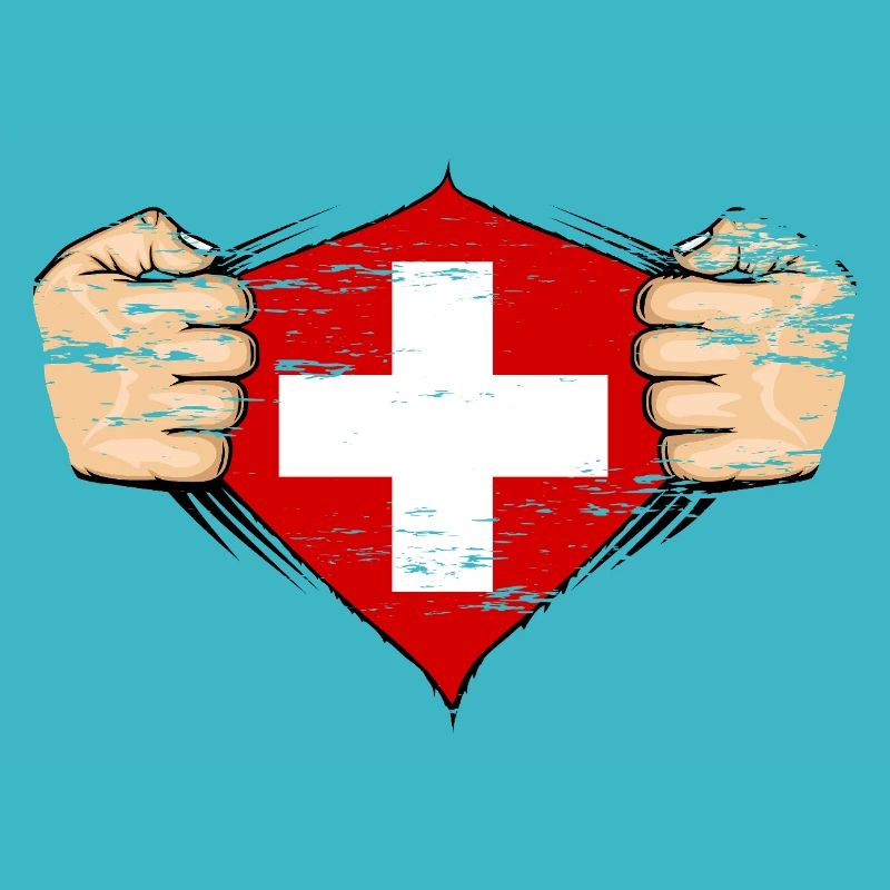 Drapeau suisse utilisé