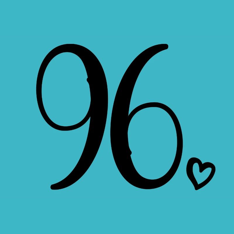 Mignon numéro 96, 96 ans, cadeau de 96e anniversaire