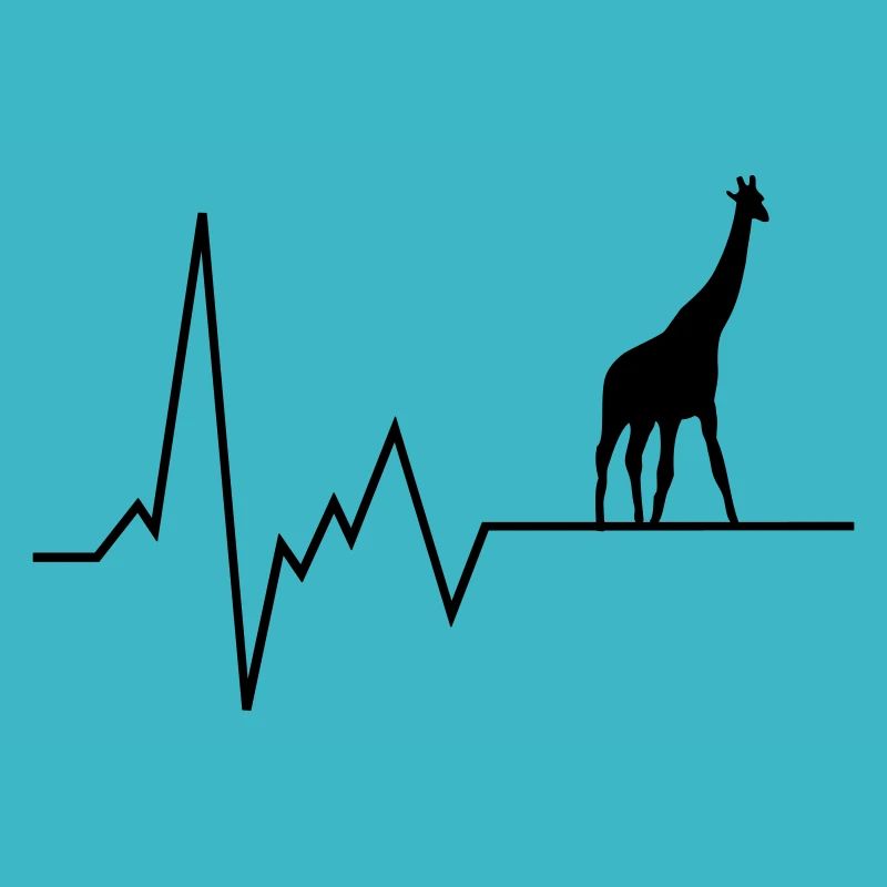 Herzschlag Giraffe