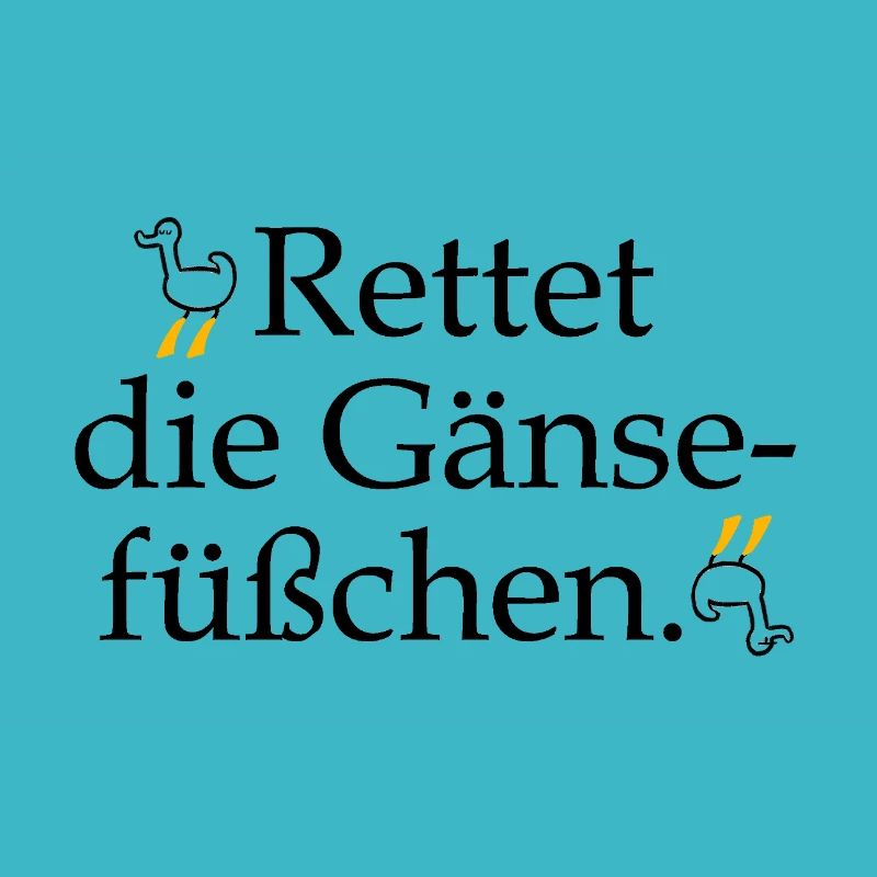 Rettet die Gänsefüßchen!