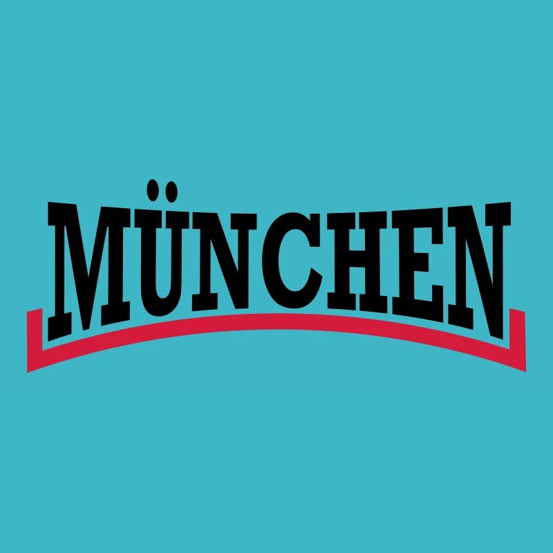München Schrift zweifarbig