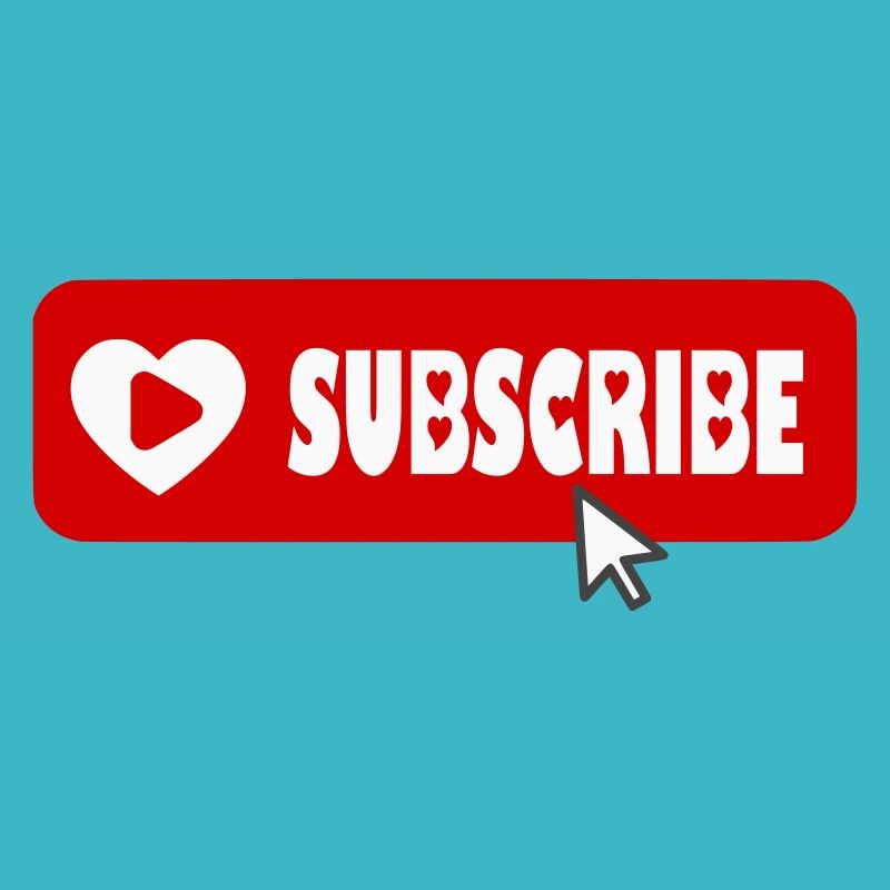 Fabulous YouTube Channel Subscribe Button Icon
