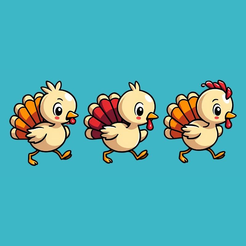 Bébé dinde de Thanksgiving