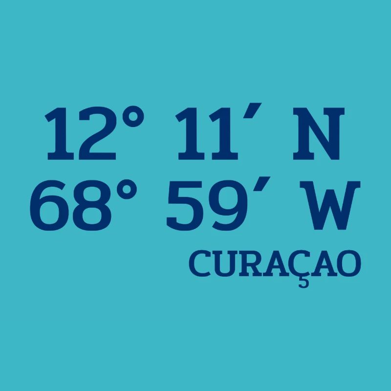 Curacao Coordinates - Koordinaten - Karibik