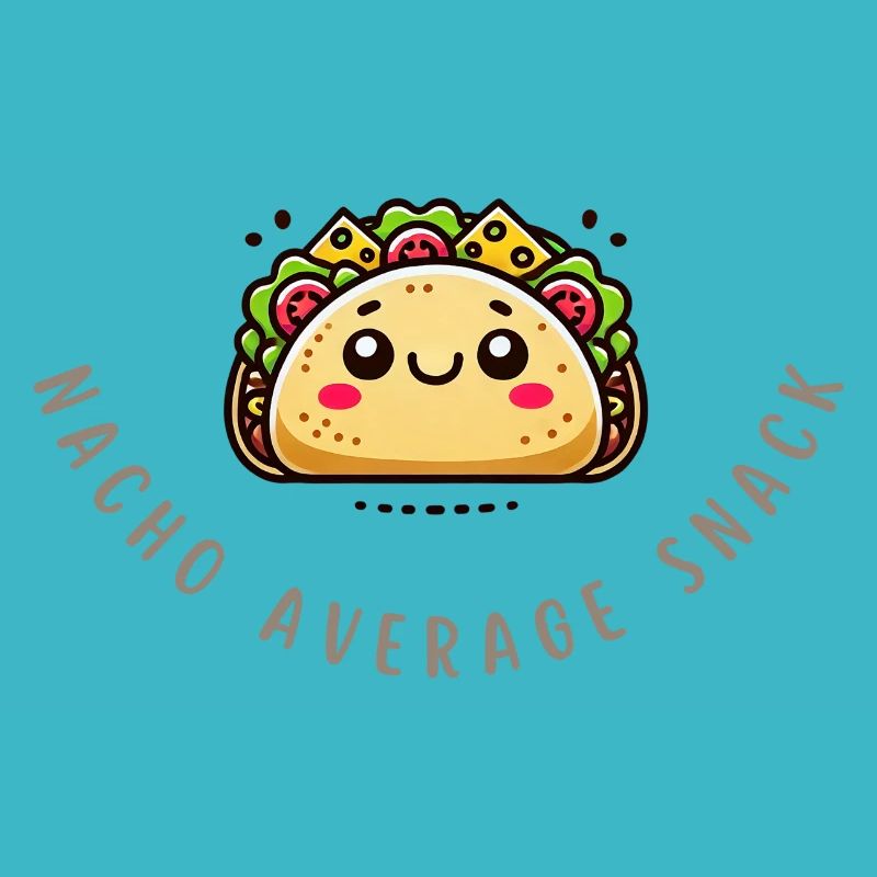 Nacho Average Snack - Chemise à tacos drôle