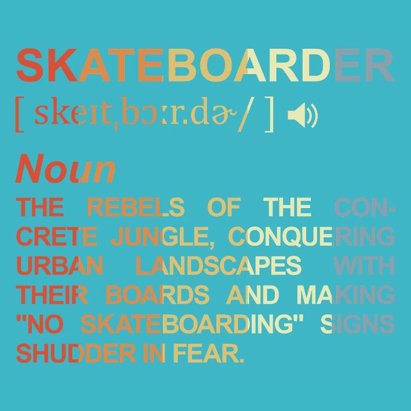 Signification de skateboarder