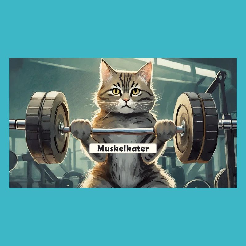 Pun ambiguous german expression - Muskelkater
