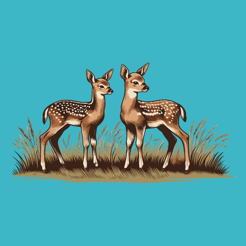 Deer on meadow