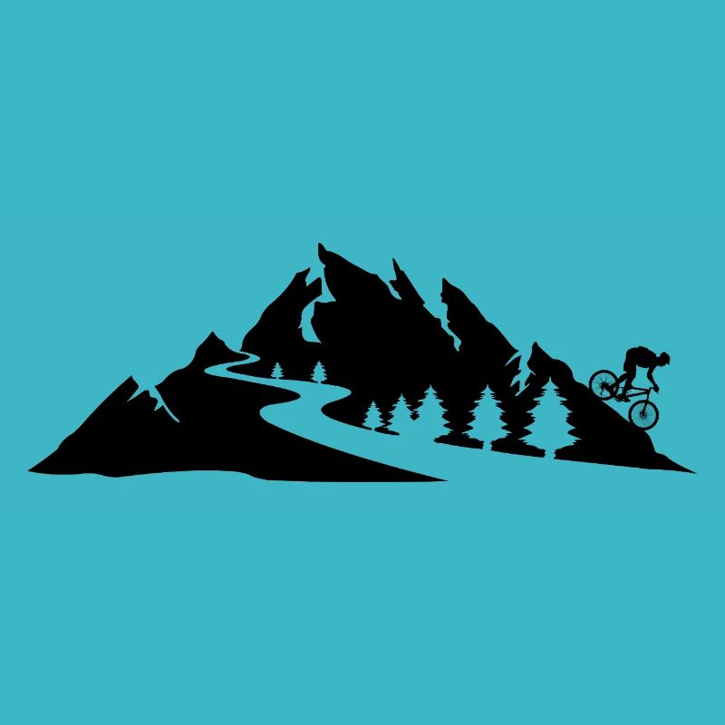 Downhill biker