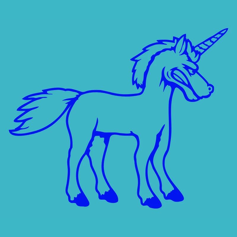 Unicorn Evil Angry Attack Teeth Grinding Sour