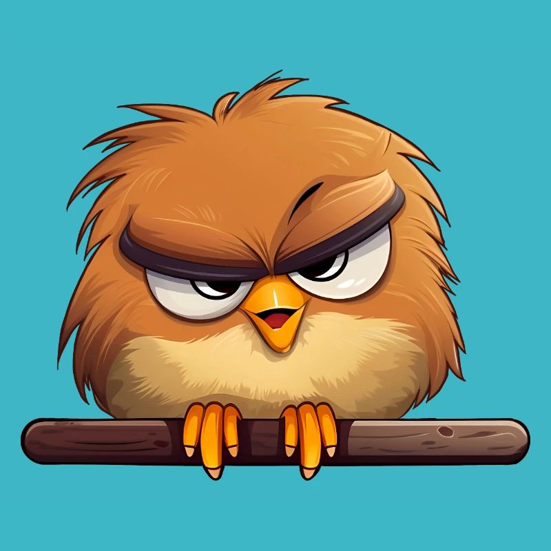 Really? Vogel mit bösem Blick