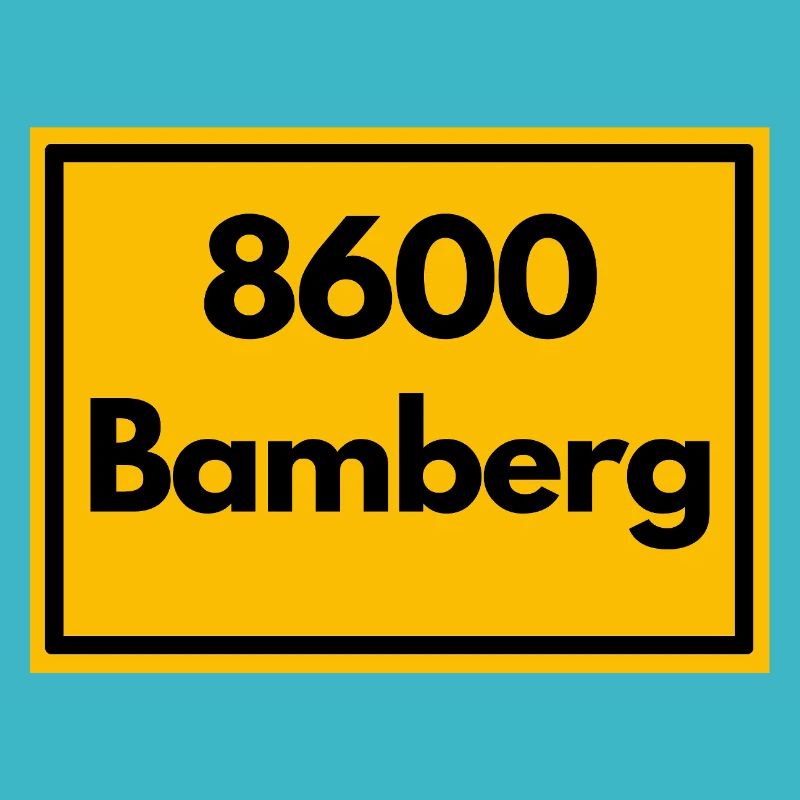 OLD POSTCODE POSTCODE RETRO 8600 BAMBERG FRANKEN