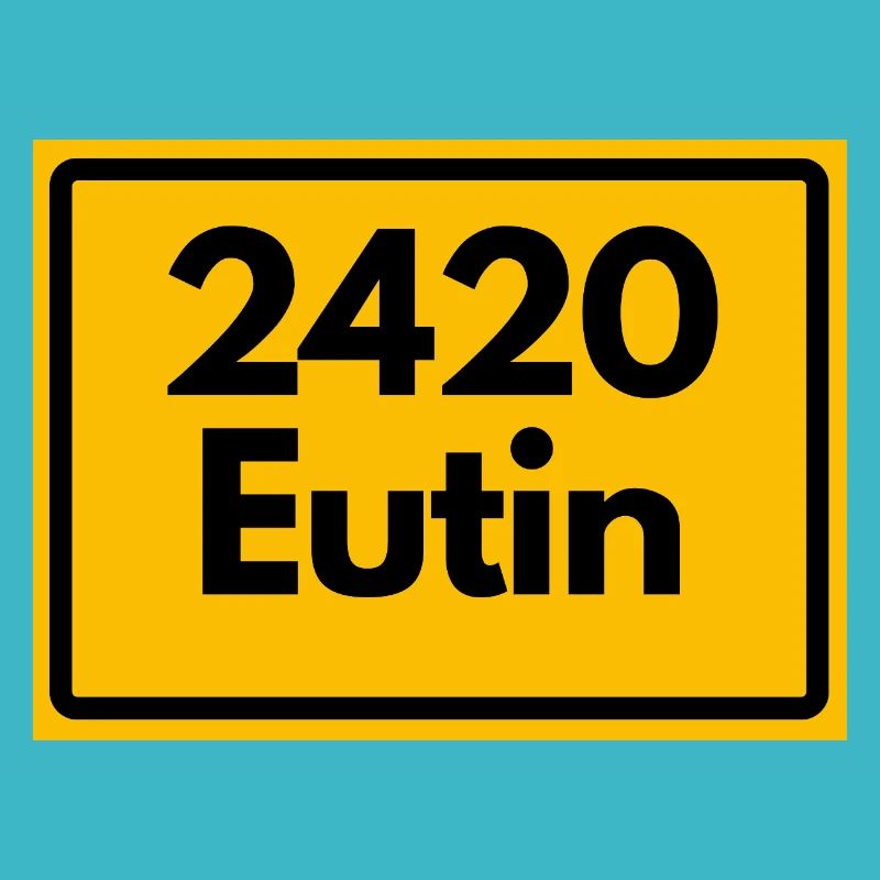 ANCIEN CODE POSTAL RÉTRO 2420 EUTIN – SCHLOSS