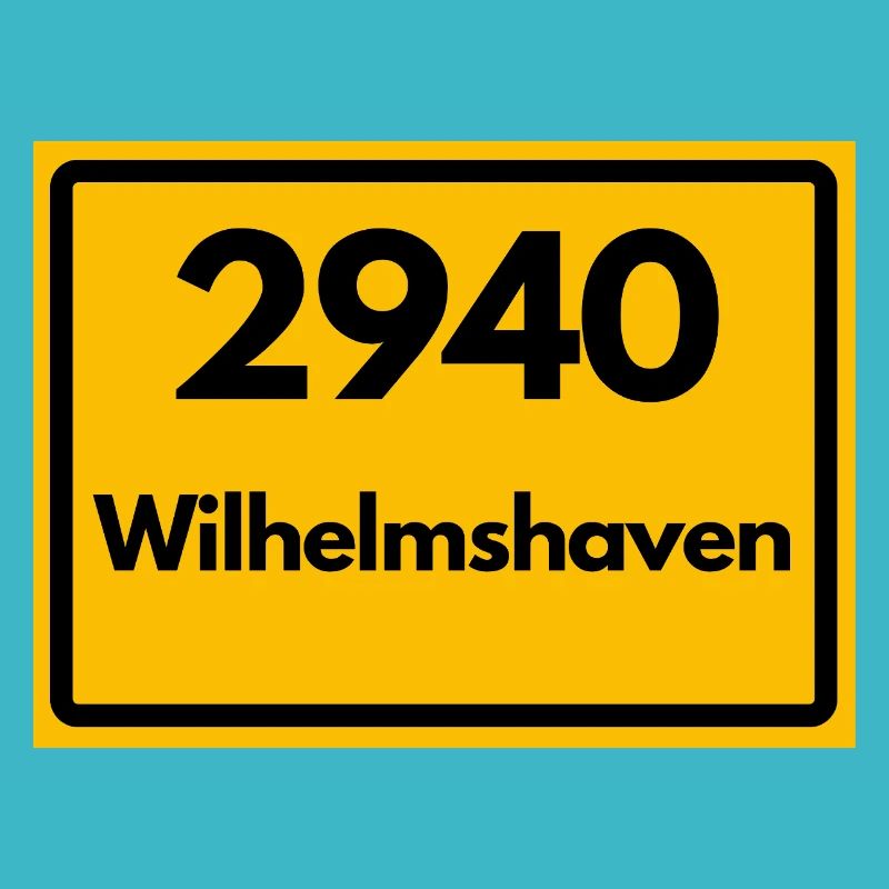 ANCIEN CODE POSTAL RÉTRO 2940 WILHELMSHAVEN