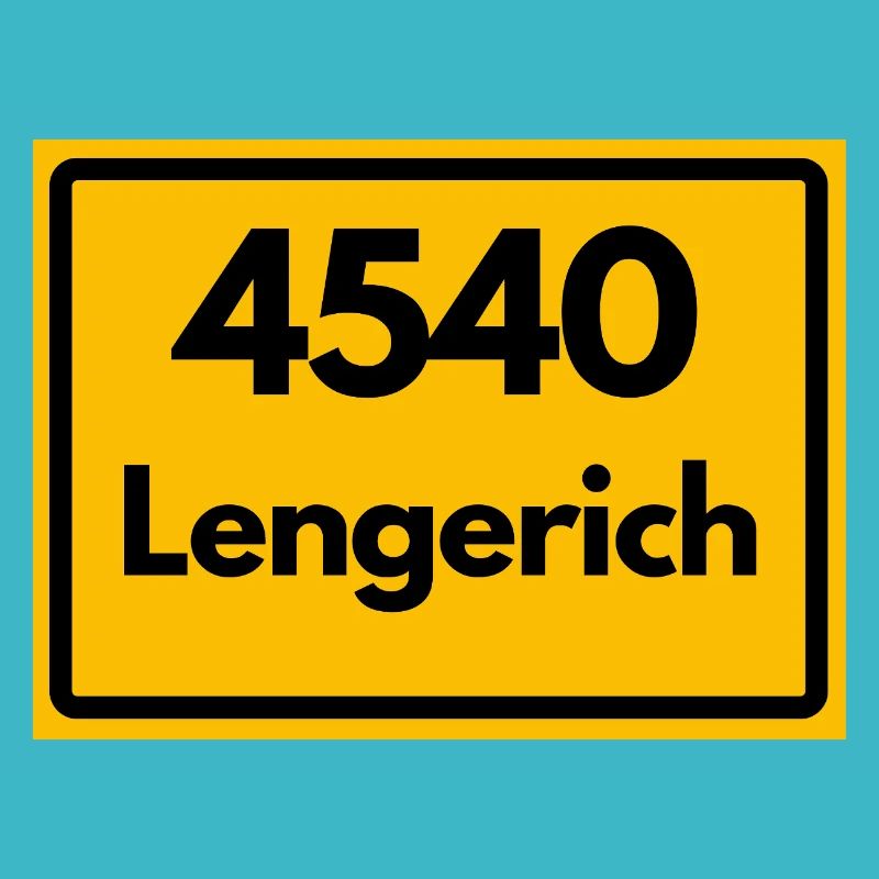 ALTE POSTLEITZAHL PLZ RETRO 4540 LENGERICH