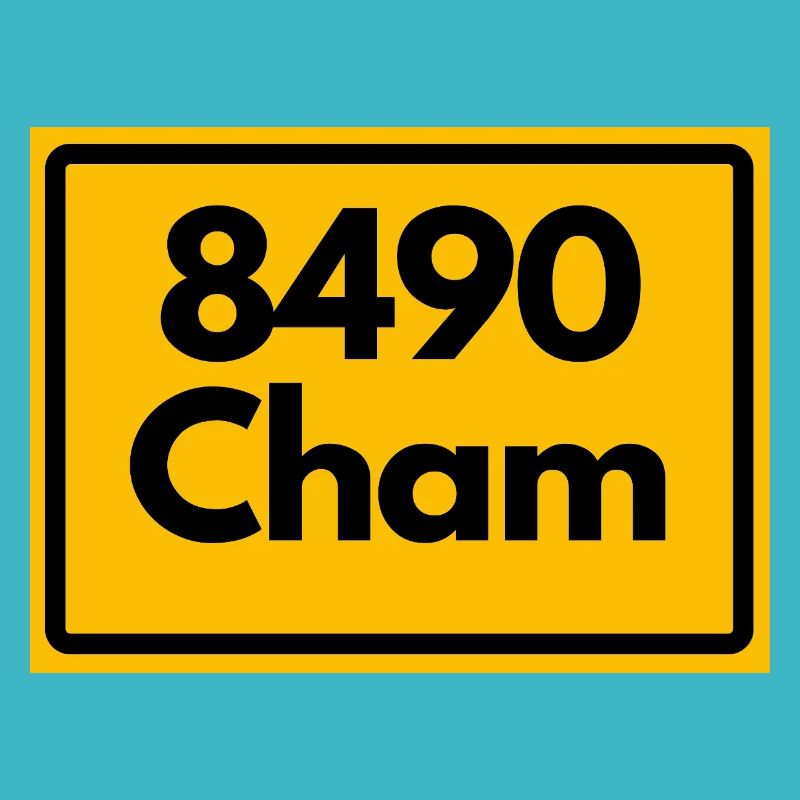 OLD POSTCODE POSTCODE RETRO 8490 CHAM HEIMATSTOLZ