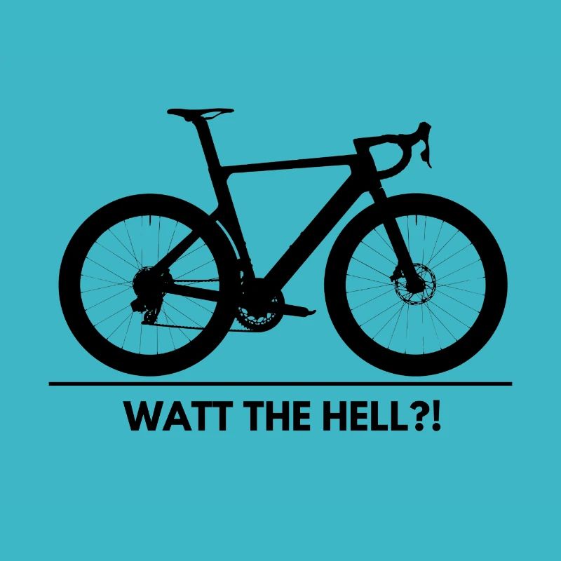 Watt the Hell – Witziges Radfahrer Shirt