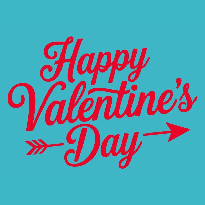 Valentine Script Heart Arrow