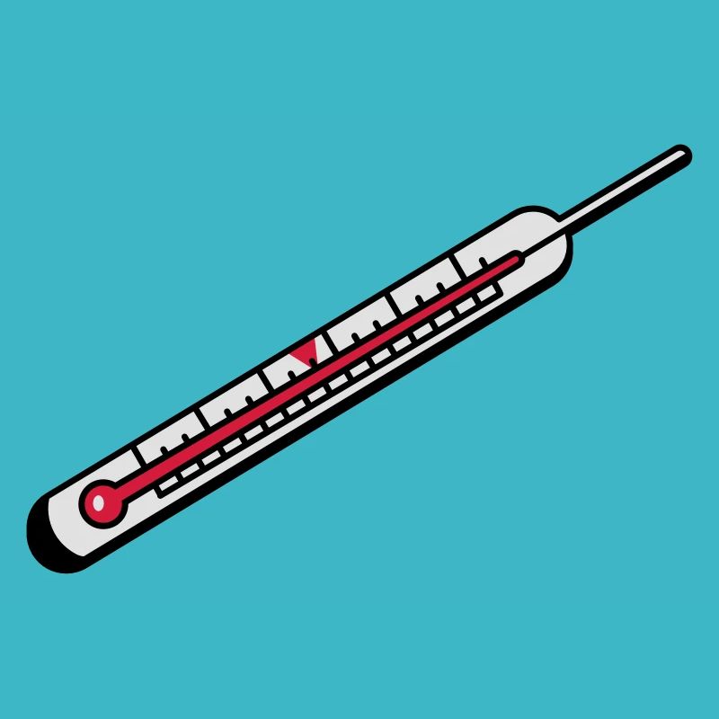 A mercury thermometer