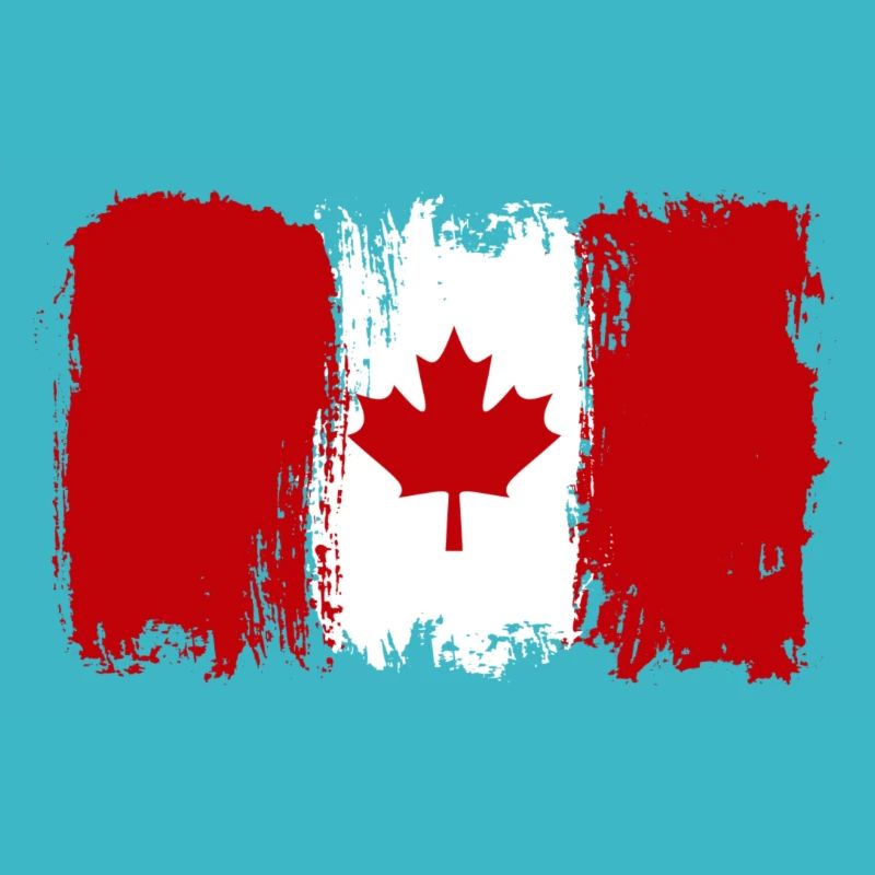 Maple Leaf Ink Splash